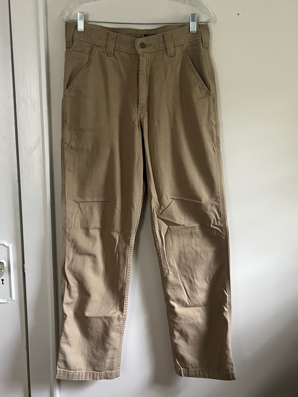Carhartt Men’s Relaxed Fit Tan Carpenter Pants 31x32